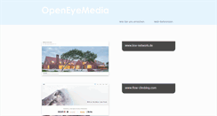 Desktop Screenshot of openeyemedia.de