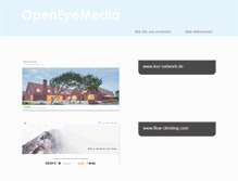 Tablet Screenshot of openeyemedia.de